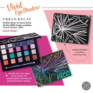 New Urban Decay Vice 4 Eyeshadow Palette - Rare Sold Out Discontinued Vice4